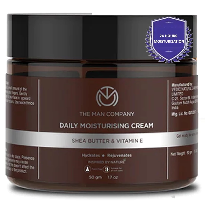 The Man Company Non-Sticky Daily Moisturizing Cream for Dry Skin, 50 g-1.webp